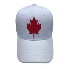 The Hat Features An Adjustable Velcro Closure For The Perfect Baseball Hat Look And Easy, Comfortable Fit. This Is A 100% Brand New Authentic Cap Hat Has Embroidered Canada Flag Logo At Front And Canada On The Back Size:  Adjustable Great For Men And Women Of All  Ages Maple Leaf Flag, Red Maple Leaf, Baseball Ball, Baseball Balls, Flag Hat, Red Maple, Flag Logo, Hat Baseball, Canada Flag