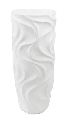 White Floor Vase Planter - Expo Home Decor White Floor Vase, Modern Planter, Fiberglass Resin, White Floor, Modern Planters, White Floors, Favorite Flowers, Floor Vase, In Style