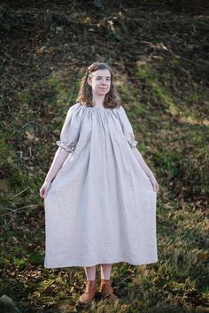 Linen Medieval Chemise Womens Underdress - Etsy Rough Linen, Medieval Style, Fantasy Hair, Medieval Fashion, Linen Women, Adult Costumes, Natural Linen, Natural Color, Linen Fabric