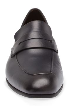 Named for the buttonholes in finely tailored menswear, this iconic leather loafer from the Italian label features a clean, classic silhouette. Leather upper, lining and sole Made in Italy Men's Designer Shoes Tailored Menswear, Penny Loafers Men, Mens Designer Shoes, Penny Loafer, Classic Silhouette, Penny Loafers, Leather Loafers, Loafers Men, Designer Shoes