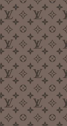 louis vuitton wallpaper pattern in black and grey with monogrammed symbols