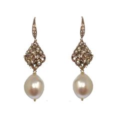 Baroque Pearl Drop Earrings-Swag Designer Jewelry-Swag Designer Jewelry Luxury Antique Baroque Jewelry, Luxury Gold Plated Pearl Drop Danglers, Luxury Evening Drop Pearl Earrings, Luxury Drop Pearl Earrings For Evening, Elegant High Luster Earrings For Evening, Elegant High Luster Drop Earrings, Exquisite Pearl Earrings For Evening With Elegant Design, Elegant Drop Earrings With High Luster, Luxury Pearl Drop Earrings For Evening