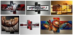 4 Piece Canvas Art, Extra Large Abstract Art, Heavy Texture Paintings – Page 5 – ArtWorkCrafts.com Multi Panel Canvas Painting, Group Painting, Canvas Art For Sale, Modern Canvas Painting, Paintings For Living Room, Art Du Collage