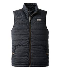 #LLBean: Men's Mountain Classic Puffer Vest Casual Outdoor Vest Outerwear, Outdoor Fall Vest With Fleece Lining, Winter Outdoor Nylon Vest, Winter Nylon Vest For Outdoor, Casual Cold Weather Outerwear Vest, Winter Outdoor Vest With Fleece Lining, Sporty Outdoor Vest Outerwear, Sporty Vest For Outdoor Activities, Casual Midweight Insulated Outerwear