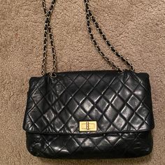 Authentic Chanel Mademoiselle Lock Chain Quilted Bag. Beautiful. In Very Good Used Condition. Chanel Mademoiselle, Lock Chain, Chanel Bags, Quilted Bag, Chanel Bag, Chanel Classic, Limited Time, Chanel, Bag Lady