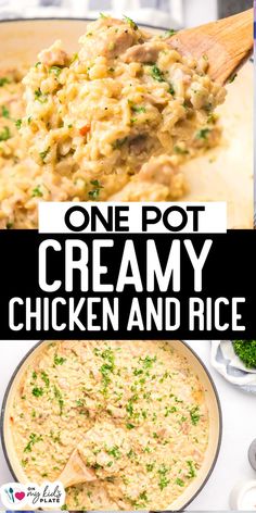 one pot creamy chicken and rice casserole recipe