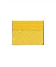 This card case in a bright sunflower yellow will bring joy. There are three card slots on each side of the card case separated by one bill slot in the center. This card case is so stylish and perfect for carrying your personal information and credit cards. This card case's sleek style is perfect for both men and women. Model: 7M0164 Yellow leather 6 credit card slots and 1 center bill slot Zucca FF print on bottom Measurements 4 x 0.2 x 3.2 inch (LWH) Includes ity cards and Fendi dust bag Made in Italy Ff Logo, Sunflower Yellow, Card Case Wallet, Leather Card Case, Handbag Wallet, Yellow Leather, Wallet Accessories, Sleek Fashion, Fendi Bags