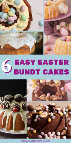 six easy easter bundt cakes