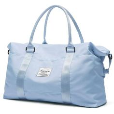 The women bag can be used as women and girl shoulder bag / messenger bag / gym bag/sport bag/travel bag/duffel bag. The best gift for Mother's Day, Father's Day,Children Day. Features: High Quality Material: This women overnight bag is made from Lightweight and water-repellent nylon fabric which is water resistance material keeps your stuff dry inside (The zipper part is not water resistant). Trolley Case Sleeve: The sleeve one the back of the duffle has additional adhesion belt to keep the bag stayed on the suitcase tightly. Dry Wet Separated Tote Bag: The high density water resistant material can help you to separate dry items and wet items. Large Weekender Bag: It is ideal for weekend,short trip, gym, camping,travel ,hiking or going to the beach. There are many functional pockets so we Travel Duffel Bag, Gym Tote, Holdall Bag, Weekend Travel Bags, Sports Bags Gym, Sac Week End, Travel Bags For Women, Travel Duffle, Duffle Bag Travel