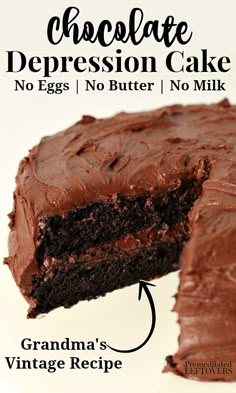 Chocolate Cake With Vinegar Recipe, Simply Cake Recipes, Tru Whip Recipes, Cheap Desserts Budget, Fluted Cake Pan Recipes, Moms Slice Cake, Home Made Chocolate Cake Recipes, Kathycore Aesthetic, Dairy And Egg Free Desserts