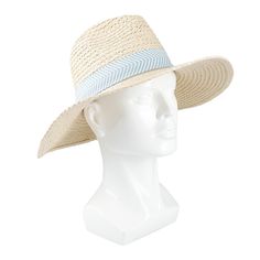 Elevate your sunny-day ensemble with the Levi's Women's Herringbone Band Wide Brim Straw Hat. This chic accessory is perfect for adding a touch of elegance while providing practical sun protection.

- Material: Lightweight straw
- Color: Blue with a herringbone band
- Size: Wide brim for ample shade
- Gender: Female
- Age Group: Adult

Ideal for everything from beach outings to garden parties, this hat pairs beautifully with a sundress or a casual tee-and-shorts combo, ensuring you stay cool and Bucket Hat With Upf 50+ For Sunbathing, Warm Weather Hats With Upf 50+ For Sun Protection, Summer Panama Hat With Uv Protection And Curved Brim, Summer Panama Visor Hat For Travel, Panama Visor Hat For Beach Season Vacation, Summer Visor Panama Hat For Travel, Summer Beach Panama Hat With Visor, Visor Panama Hat For Beach Season Vacation, Vacation Boater Hat With Upf 50+ Visor