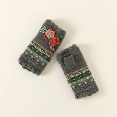 Uncommon Goods | Crochet Flower Handwarmers Unique Christmas Gift Ideas, Crochet Hand Warmers, Embroidery Crochet, Uncommon Goods, Unique Christmas Gift, Christmas Gift Ideas, Unique Christmas Gifts, Crochet Flower, Man Birthday