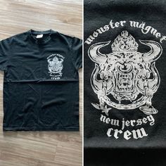 "Vintage early 00s Monster Magnet official local crew t-shirt from a New Jersey show. Light wear from normal use but overall great condition, no flaws, laundered and ready to wear. Front of shirt has \"Monster Magnet,\" skull logo and \"New Jersey Crew\" on left chest. Nothing on back. Tag:  Sol's Best Quality Imperial S  100% cotton Measurements: Armpit to armpit: 20 inches Shoulder to hem: 25.5 inches Free shipping in the US. Most clothing and smaller items will ship in a compostable plant-bas Monster Magnet, Skull Logo, Letter Gifts, Poly Mailer, Jute Twine, Crew Shirt, Band Tees, Logo Graphic, Tissue Paper