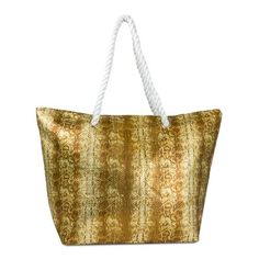 STRAW ROPE TOTE Size: One Size. Color: Bronze. Gender: female. Age Group: adult. Summer Gold Beach Shoulder Bag, Gold Summer Beach Bag, Gold Travel Bag For Summer, Gold Summer Beach Bags, Gold Tote Beach Bag For Summer, Gold Tote Beach Bag For Vacation, Gold Tote Shoulder Bag For Beach, Gold Beach Bag For Summer Travel, Gold Beach Bag For Summer Vacation