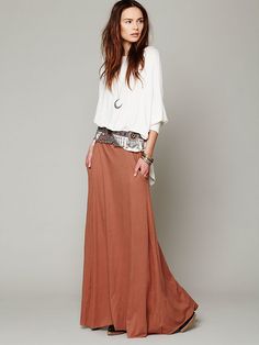 Free People Mad Cool Skirt, $88.00 Flowy Rayon Beach Skirt, Chic Rayon Maxi Skirt For Beach, Chic Beach Maxi Dress With Relaxed Skirt, Chic Relaxed Maxi Dress For Beach, Relaxed Maxi Skirt For Beach, Relaxed Fit Maxi Skirt For Beach, Casual Flowy Maxi Skirt For Beach, Flowy Casual Maxi Skirt For The Beach, Rayon Maxi Skirt For The Beach