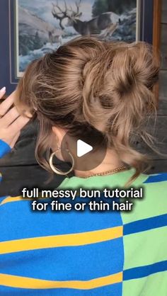 SAVANNAH MOORE || 🩷🩶 on Instagram: "👏🏼Pro tip: curling your hair or having day old curls makes all the difference if your hair is straight/stringy like mine! Dry shampoo or texturizing spray for hold and more volume 🫶🏼
•
•
•
•
•
•
#finehairstyles #thinhairtutorial #mediumlengthhairstyles #easyhairstyles #hairstyleoftheday #beginnerhairstyles #hairidea #hairideasforwomen #hairtutorialforbeginners #messybuntutorial #thinhairhacks #hairtutorialvideo #howtohairstyles"