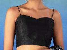 Item details -handmade Black spaghetti-saree-blouses-for-women-party-wear-blouses-fancy-saree-blouse-blouse-choli-blouse-for-lehenga-bollywood-sari-crop-top ➡️Item description: Length: 15" (can be customised) Fabric: Silk Linning: Cotton Package Contain: 1 Item Size: Refer the size chart  Note:.  There might be slight variation in the shade of the actual product and the image shown on the screen, duie to the screen resolution and the photography effects. Readymade saree blouse for women party we Party Pre-draped Saree With Padded Blouse, Summer Bollywood Pre-draped Saree, Elegant Semi-stitched Tops For Diwali, Party Crop Top With Fitted Bodice, Fitted Bodice Crop Top For Party, Fitted Cropped Bodice Crop Top For Party, Anarkali Blouse Piece For Evening Festivals, Anarkali Blouse Piece For Diwali Evening, Bollywood Style Evening Blouse For Navratri