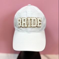 Bride Baseball Cap Baseball Cap, Color White, Fast Delivery, Women Accessories, Baseball, Hats, Women Shopping, White, Color