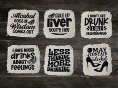 "Sarcastic Frayed Hat Patches - Drinking Hat Patch - Custom Funny Hat Patch - Hat Patch For Women - Pants Patch Frayed Edge - Glue On Patches These are 100% polyester raggedy frayed hat patches printed with sublimation ink. Funny and sarcastic drinking sayings Frayed Hat Patches. Like faux burlap with the perfect fray. The hat patches are for use in crafting, decorating hats and jeans, bags, shirts, etc. The patches come with frayed edges and cut in the shapes as pictured.  Adhesive IS NOT inclu Sublimation Hat Patch Ideas, Hat Sayings For Women, Distressed Hat, Drinking Quotes, Funny Hats, Hat Patches, Hat Ideas, Women Humor, Patch Design