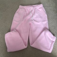 Brand: Forever 21 Size: Medium Color: Pink Condition: Amazing (Never Worn) Material: Cotton Pink Cow Sweatpants, Pale Pink Sweatpants, Baby Pink Sweat Pants, Pink Sweatpants Aesthetic, Cozy Winter Pajama Party Pants, Cozy Winter Pants For Pajama Party, Pink Winter Bottoms With Pockets, Winter Pink Bottoms With Pockets, Cozy Winter Bottoms For Pajama Party