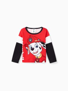 * Long-sleeve
* Soft and Comfy 
* Includes: 1*tee
* Material:  96% Polyester, 4% Spandex
* Machine wash, tumble dry
* Imported
* Officially Licensed Nickelodeon PAW Patrol Merchandise Paw Patrol Nickelodeon, Toddler Tops, Paw Patrol, Nickelodeon, Top Tee, Polyester Spandex, Toddler Girl, Color Blocking, Long Sleeve Tees