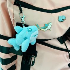 These jawsome little sharks want to go on every adventure with you! Details 1 keychain plush keychain clip included 4 inches in size Shark Items, Shark Themed Bedroom, Shark Things, Shark Keychain, Shark Accessories, Shark Stuff, Keychain Plush, Otaku Room, Shark Themed