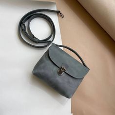 Mini Leather Crossbody Bag,women City Bag,cute Leather Purse,leather Purse for Girl,mini Leather Handbag,leather Handmade Bag, Women Gift - Etsy Trendy Leather Satchel Phone Bag, Gray Shoulder Bag With Mobile Phone Pocket, Gray Mobile Phone Shoulder Bag, Soft Leather Satchel Phone Bag For Daily Use, Leather Satchel Phone Bag For Office, Handheld Phone Bag For Office, Trendy Gray Leather Bag, Soft Leather Crossbody Phone Bag, Handheld Leather Phone Bag