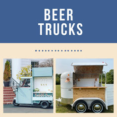 Beer Trucks | Hudson Trailer Company Flower Trucks, Camper Bar, Bar Renovation, Trailers Vintage, Vintage Trailers Restoration, Custom Food Trucks, Hudson Valley Wedding Venues, Beer Truck, Mobile Coffee Shop