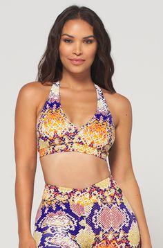 LiCi Fit Chakra Bra Comfortable In Your Own Skin, Beautiful Energy, Radiant Energy, Orange Tones, Purple Accents, Rich Purple, Stay Cool, The Details, Elastic Band