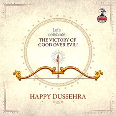 the victory of good over evil in happy dusserha greeting card for diwaling