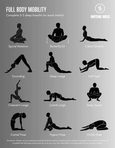 a poster showing the different positions of yoga