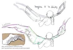 Draw Wings, Learning To Draw, Wings Drawing, Concept Art Drawing, Figure Drawing Reference, Art Prompts, Anatomy Art, 영감을 주는 캐릭터, Art Poses