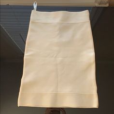 Never Worn Before. Tag Fell Off Nude Bandage Skirt, Bandage Skirt, White Cream, Cream White, Womens Skirt, Pencil, Brand New, Skirt, Cream