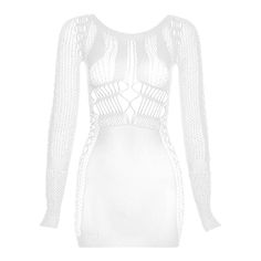 Please refer to our sizing chart for a guideline when choosing a size. 5 business days order processing time. 90% polyester 10% spandex. Stretch Mini Dress With Sheer Sleeves, Stretch Mini Dress With Mesh Sleeves, Sheer Long Sleeve Stretch Mini Dress, Club Mini Dress With Mesh Sleeves, Sheer Long Sleeve Stretch Bodycon Dress, Sheer Long Sleeve Mesh Dress, White Long Sleeve Dress For Night Out, White Mini Dress With Sheer Sleeves, Sheer Long Sleeve Mini Dress For Summer