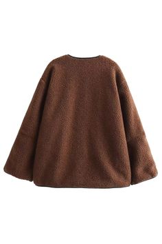 Goodnight Macaroon 'Paula' Round Neck Sherpa Loose Jacket (2 Colors) Long Sleeves Fleeced Bell Sleeves Measurements: XS - Bust 120cm, Length 67cm S - Bust 124cm, Length 68cm M - Bust 128cm, Length 69cm L - Bust 134cm, Length 70.5cm Machine cold and gentle cycle or hand wash cold Lay flat to dry Do not tumble dry Do not iron If you are unsure or need assistance selecting the proper size or color, please contact our Customer Services team and they'll be more than happy to help. Brown Sherpa Outerwear For Winter, Fleece Outerwear For Layering With Long Sleeves, Fleece Outerwear For Layering, Long-sleeve Fleece Outerwear For Layering, Long Sleeve Fleece Outerwear For Layering, Brown Sherpa Fleece Jacket With Long Sleeves, Sherpa Fleece Jacket With Faux Fur Lining, Brown Sherpa Outerwear For Fall, Brown Sherpa Outerwear With Fleece Lining