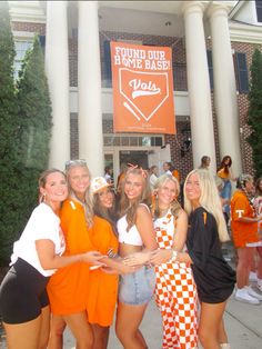 Gameday College Outfits, University Of Tennessee Sorority, Utk Gameday Outfit, University Of Tennessee Gameday Outfit, Work Week Themes, Tennessee College Football, Work Week Sorority