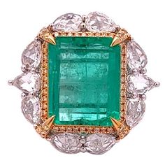 Luxury Pear-shaped Brilliant Cut Emerald Ring, Luxury Pear-shaped Emerald Ring For Formal Occasions, Luxury Pear-shaped Diamond Ring With Rose Cut, Luxury Marquise Emerald Ring, Luxury Pear-shaped Rose Cut Diamond Ring, Luxury Emerald Ring With Rose Cut Diamonds For Anniversary, Lush Mountains, Colombian Emerald Ring, Columbian Emeralds