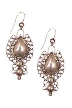 Silver toned drop earrings with teardrop motif and cutwork details.
Composition: Silver
Color: Silver
Teardrop motif
Cutwork details
Handcrafted
Size (inch): Length: 2.75
Closure: Fish hook
Note: The jewellery is handcrafted therefore variations may occur - Aza Fashions Bohemian Drop Pierced Earrings, Classic Pear-shaped Chandelier Earrings, Traditional Teardrop Earrings For Gift, Traditional Teardrop Earrings As A Gift, Filigree Teardrop Chandelier Earrings, Formal Teardrop Chandelier Earrings With Intricate Design, Teardrop Filigree Chandelier Earrings, Ornate Teardrop Jewelry With Intricate Design, Teardrop Pendant Chandelier Earrings As Gift