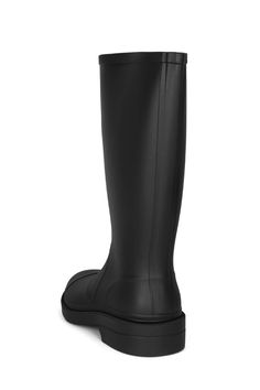 Knee-high rain boot Fits true to size Measurements taken from size 7 1.25" Heel, 0.5" Platform 10.75" Shaft, 14" Leg Opening Synthetic Upper, Synthetic Lining, Synthetic Sole Boot Fits, Flat Wedges, Cork Sandals, Platform Stilettos, Rain Boot, Black Matte, Pump Sandals, Platform Wedges, Handbags On Sale