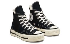 A00916C Converse Chuck 70 Plus, Converse Noir, Chuck 70 Plus, Red Converse, New Converse, Black Converse, Converse Chuck 70, Black High Tops, Chuck 70