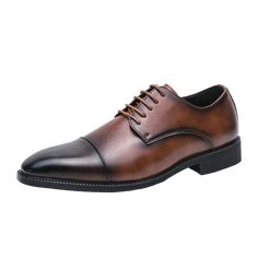 Occasion : Office Career Shoes Type : Casual Business Upper-Genuine Leather Type : Cow Leather Fit : Fits true to size, take your normal size Season : Spring/Autumn Model Number : 6326 Closure Type : Lace-up Pattern Type : Solid Lining Material : NONE Insole Material : PU Outsole Material : Rubber Toe Shape : Pointed toe Upper Material : GENUINE LEATHER Brand Name : mogaciillo Department Name : ADULT Tips: 1. This is NOT Standard EUR \ US Size. 2. The foot length is the only standard for custome Classic Dress Shoes With Round Toe For Groom, Classic Round Toe Dress Shoes For Groom, Leather Wedding Shoes For Semi-formal Occasions, Brown Round Toe Dress Shoes For Wedding, Leather Oxfords For Groom With Round Toe, Leather Closed Toe Shoes For Groom, Brown Plain Toe Dress Shoes For Wedding, Groom Wedding Shoes, Men's Wedding Shoes