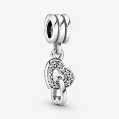 Pandora Heart, Interlocking Hearts, Charms Pandora, Bracelet Pandora, Pandora Hearts, Diy Charm Bracelet, Pandora Bracelet Charms, Pandora Bracelets, Dangle Charms