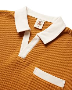 The Cannes Shirt draws its outline from a traditional placket neckline top, reimagined for a more robust delivery in our medium weight waffle knit fabric of the softest handle. Unapologetically the fruit of its namesake, the Cannes thrives in picturesque climates ranging from temperate to tropical, where it enjoys sailing, backgammon, aperitifs, and sunset serenades. While it won’t make you a film star overnight, in a short time you just may begin to feel like one. Complete the look with the mat Waffle Knit Shirt, Grandfather Shirts, Mens Smart Casual Outfits, Gender Fluid Fashion, Shirt Drawing, Simply Fashion, Estilo Indie, Smart Casual Men, Film Star