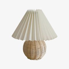 Rattan Pleated Table lamp - Vakkerlight Lamp Png, Wood Night Table, Night Table Lamps, Rattan Shades, Rattan Table, Retro Lamp, Semi Flush Ceiling Lights, Portable Table, Fabric Light