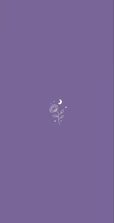 an image of a purple background with the moon in the sky