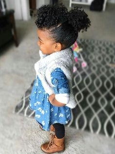 Baby Hairstyles Short Hair, Natural Kids, Kid Hair, Lil Girl Hairstyles, Kid Braid Styles, Toddler Hairstyles, Hairstyles Natural, Beauty Water, Kid Styles