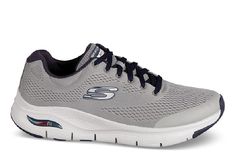 Grey Arch Fit Mesh Lace | Hitchcock Wide Shoes Breathable Synthetic Gray Running Shoes, Breathable Gray Synthetic Running Shoes, Synthetic Sneakers With Gel Cushioning, Gray Breathable Walking Shoes For Light Sports, Functional Gray Synthetic Walking Shoes, Functional Gray Walking Shoes For Sports, Gray Breathable Synthetic Walking Shoes, Gray Mesh Sneakers With Ortholite Insole, Textile Running Shoes With Arch Support