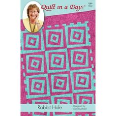 the cover of quilt in a day book