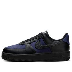 (WMNS) Nike Air Force 1 Low 07 LX 'Black Indigo' DZ2708-500 Matte Black Sporty Sneakers For Sports, Modern Black Nike Air Force 1 For Sports, Black Modern Nike Air Force 1 For Sports, Black Nike Air Force 1 Fade-resistant For Streetwear, Modern Black Nike Air Force 1 For Streetwear, Black Nike Air Force 1 Fade-resistant For Sports, Black Nike Air Force 1 Sporty Shoes, Sporty Black Nike Air Force 1 For Sports, Nike Air Force 1 Black Synthetic For Sports