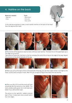 Detachable Ponytail, Cosplay Wig Tutorial, Wig Styling Tutorial, Ponytail Tutorial, Diy Wig, Wig Styling, Ponytail Wig, Pretty Halloween